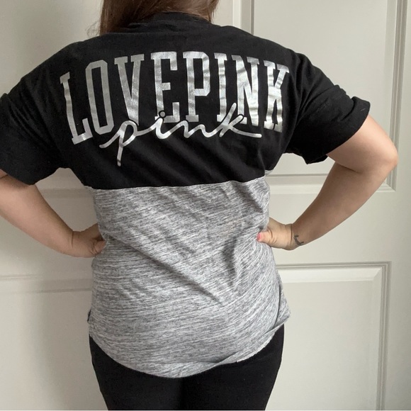 Victoria's Secret PINK | Varsity Short Sleeve Crew T-Shirt | Size Extra Small - Picture 3 of 13